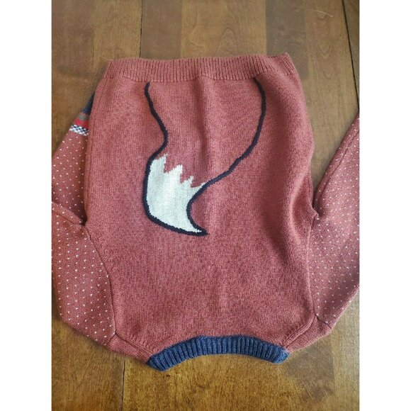 Hanna Andersson HTF Wool Fox Sweater And Plaid Skirt Size 4 - Picture 5 of 9